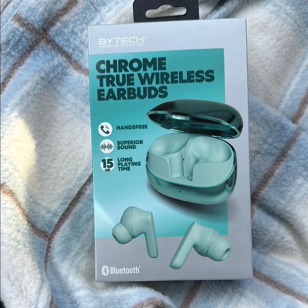 Chrome True Wireless Earbuds - Blue